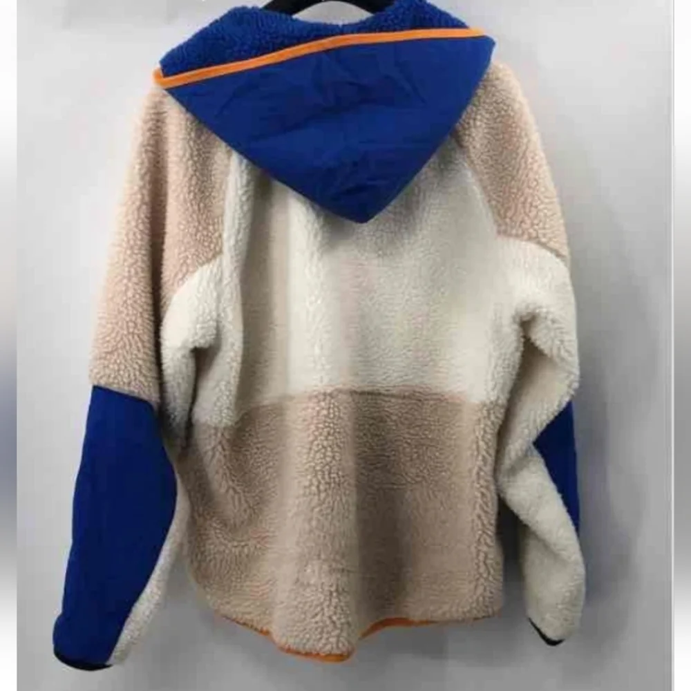 🐎NIKE Unisex Multicolor Colorblock Long Sleeve Fleece Hoodie Anorak Jacket… - Picture 2 of 9